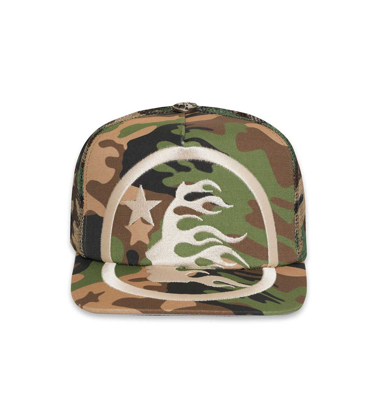 Hellstar Big Logo Trucker Hat Camo (Snapback)